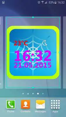 Play Spider Clock And Weather