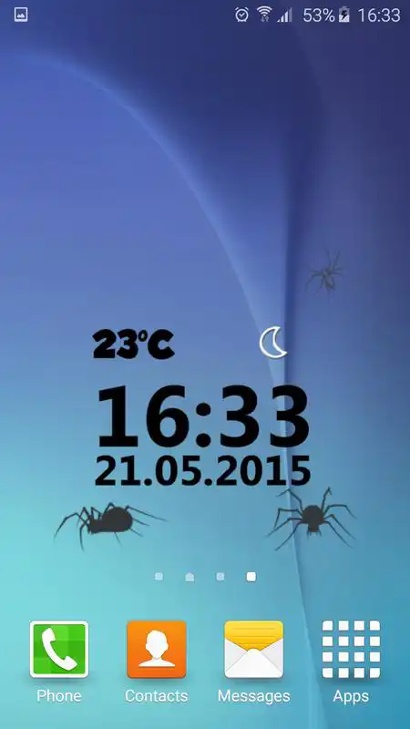 Play Spider Clock And Weather