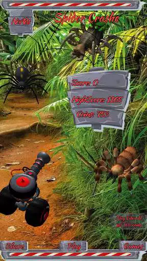 Play Spider Crash
