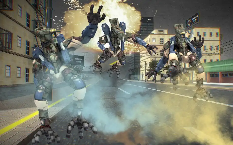 Play Spider Fighter vs Real Robot as an online game Spider Fighter vs Real Robot with UptoPlay