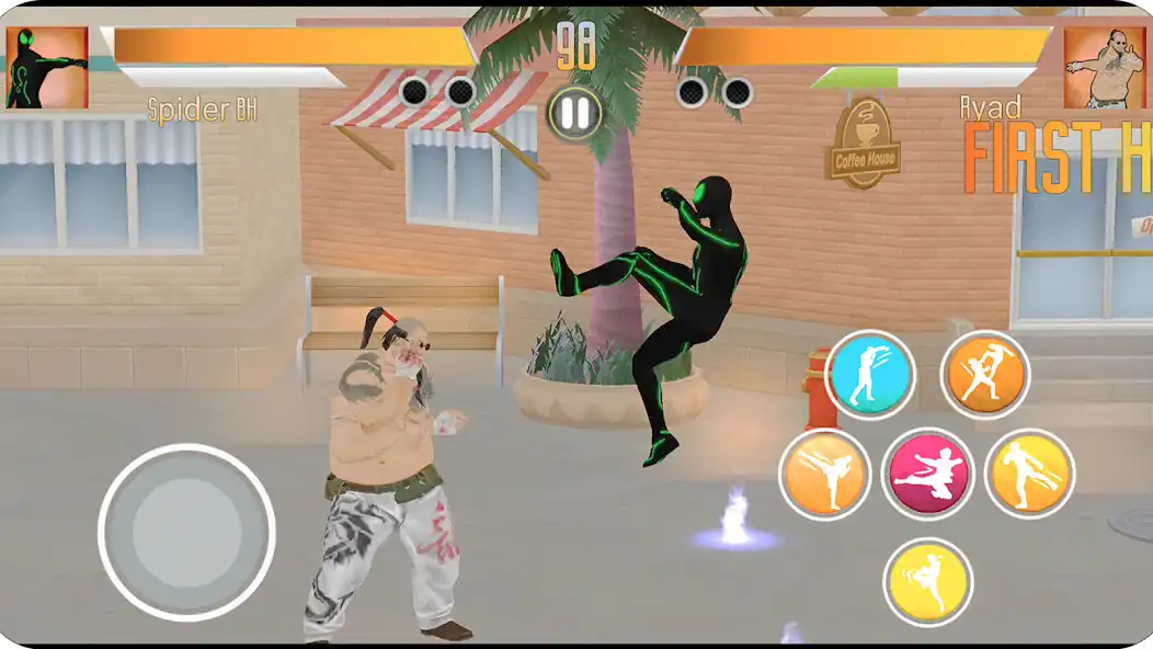 Play Spider Fight Game Rope Hero 3d as an online game Spider Fight Game Rope Hero 3d with UptoPlay