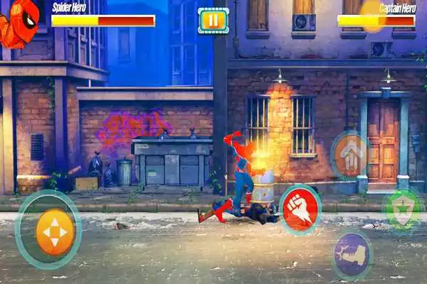 Play Spider fighting man
