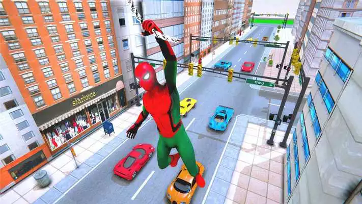 Play Spider Flying City Survival Rescue Mission Games