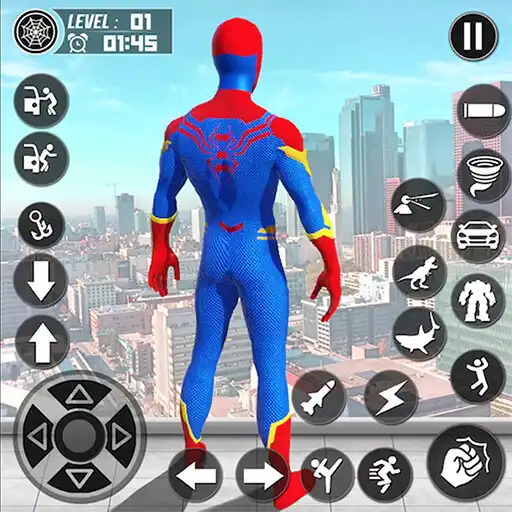 Play Spider Games: Rope Hero Game APK