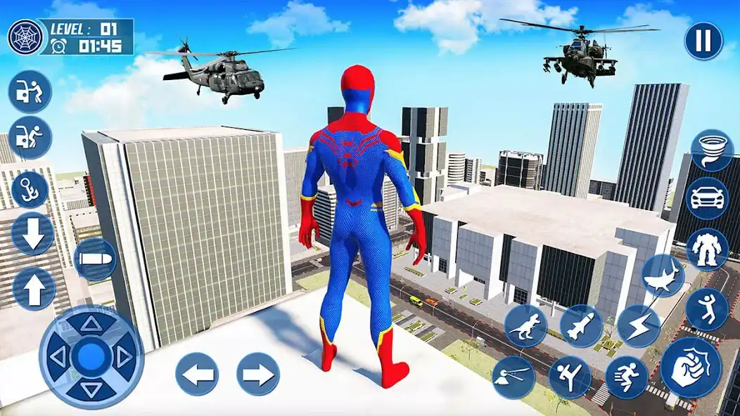 Play Spider Games: Rope Hero Game  and enjoy Spider Games: Rope Hero Game with UptoPlay