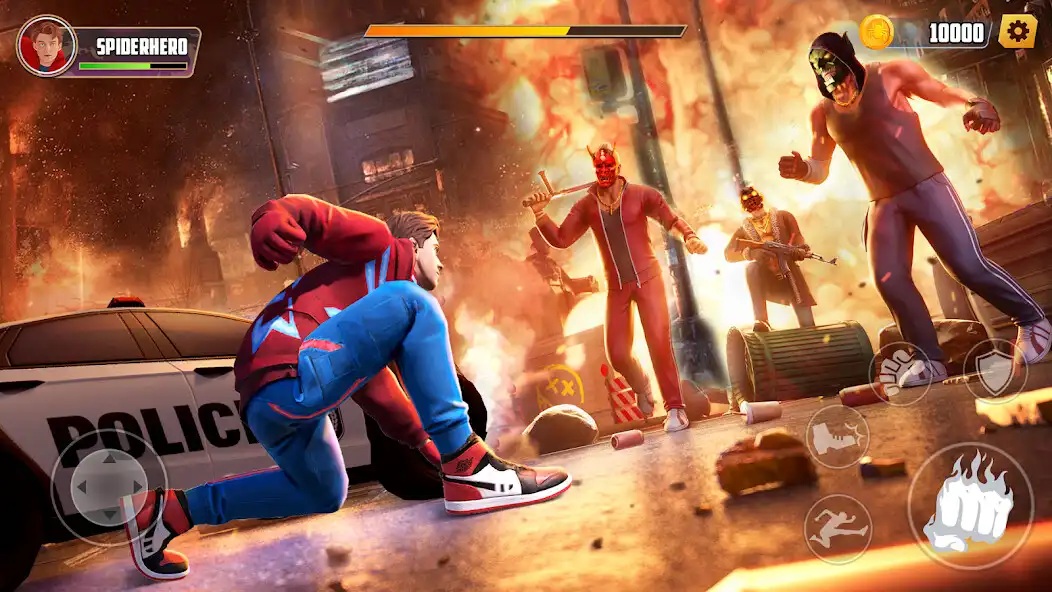 Play Spider Gangster - Street Fight  and enjoy Spider Gangster - Street Fight with UptoPlay
