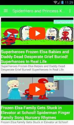 Play SpiderHero and Princess Kids Elsa Play SpiderHero and Princess Kids Elsa
