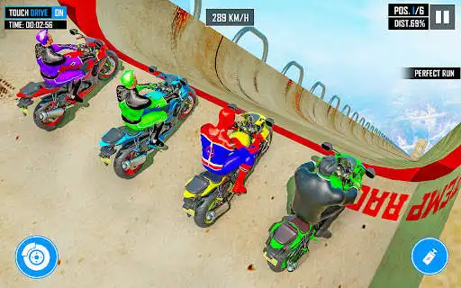 Play Spider Hero - Bike Mega Ramp as an online game Spider Hero - Bike Mega Ramp with UptoPlay