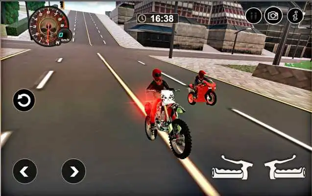 Play Spider Hero Bike Race