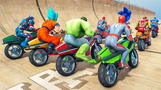 Play Spider hero Bike Taxi Games 3D  and enjoy Spider hero Bike Taxi Games 3D with UptoPlay