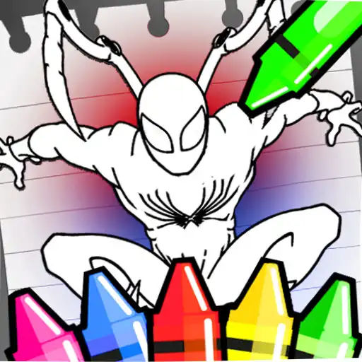 Play Spider Hero coloring man APK