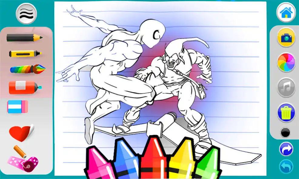 Play Spider Hero coloring man  and enjoy Spider Hero coloring man with UptoPlay