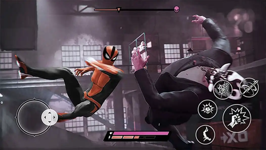 Play Spider Hero Gangster City Game as an online game Spider Hero Gangster City Game with UptoPlay