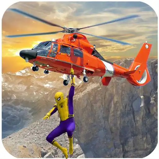 Play spider hero Heli Rescue-Rope super hero rescue APK Play spider hero Heli Rescue-Rope super hero rescue APK