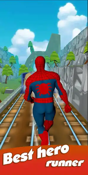 Play Spider Hero Man Endless Subway as an online game Spider Hero Man Endless Subway with UptoPlay