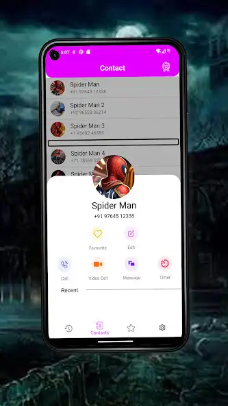 Play Spider Hero Man Fake Call as an online game Spider Hero Man Fake Call with UptoPlay