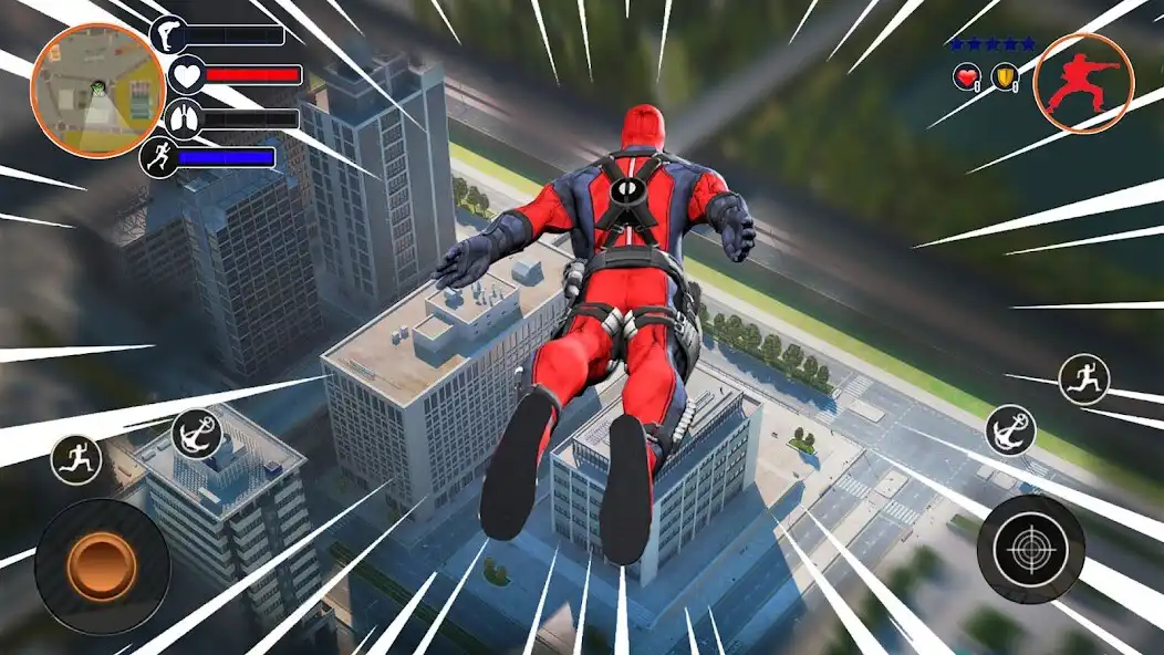 Play Spider Hero Rope: Gangster Man as an online game Spider Hero Rope: Gangster Man with UptoPlay