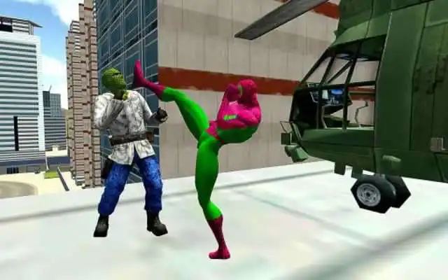 Play Spider Hero Survival vs Crime City Gangsters War