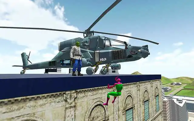 Play Spider Hero Survival vs Crime City Gangsters War