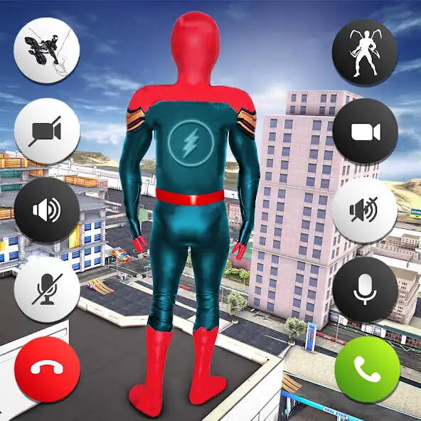 Play Spider Hero Video Prank Call as an online game Spider Hero Video Prank Call with UptoPlay