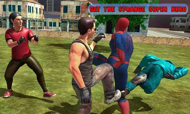 Play Spider Hero Vs City Street Gangster Battle