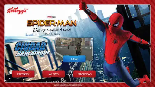 Play APK Spider-Man: Ciudad Bajo Ataque  and enjoy Spider-Man: Ciudad Bajo Ataque with UptoPlay com.halocreativo.spiderman