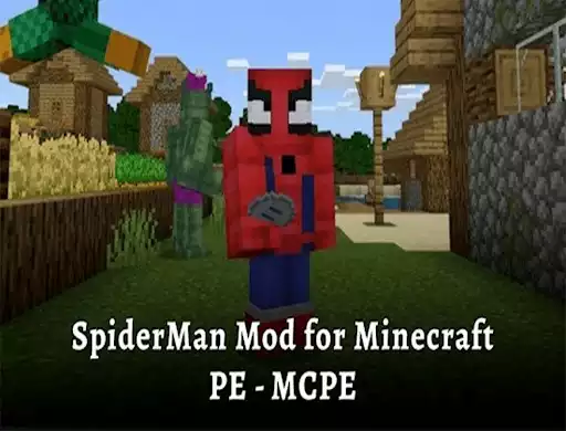 Play SpiderMan Mod for Minecraft PE - MCPE  and enjoy SpiderMan Mod for Minecraft PE - MCPE with UptoPlay