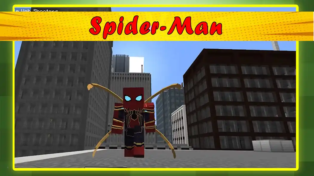 Play Spider-Man mod Game MCPE  and enjoy Spider-Man mod Game MCPE with UptoPlay