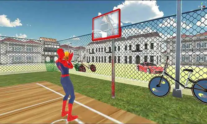 Play Spiderman Real basketball Stars