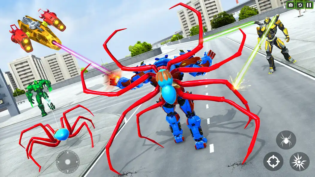 Play Spider Robot Game: Spider Hero as an online game Spider Robot Game: Spider Hero with UptoPlay