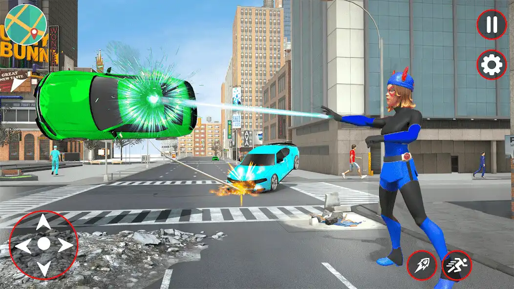 Play Spider Rope Hero 3D: Vice Town as an online game Spider Rope Hero 3D: Vice Town with UptoPlay