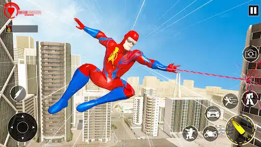 Play Spider Rope Hero Man Game  and enjoy Spider Rope Hero Man Game with UptoPlay