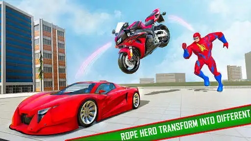 Play Spider Rope Hero Man Game as an online game Spider Rope Hero Man Game with UptoPlay