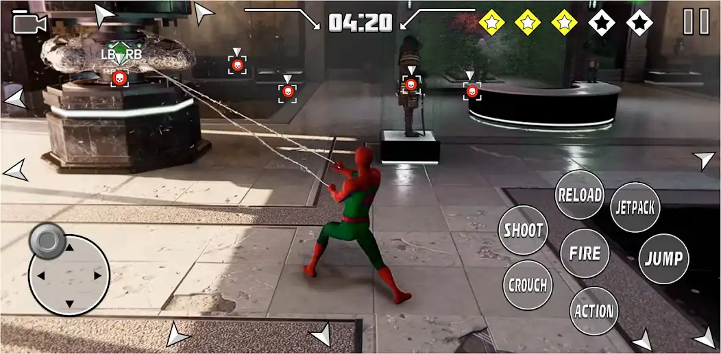 Play Spider Rope : Hero Of Miami as an online game Spider Rope : Hero Of Miami with UptoPlay