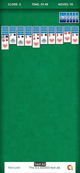 Play Spider Solitaire 2023 as an online game Spider Solitaire 2023 with UptoPlay