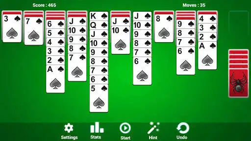 Play Spider solitaire classic : free offline card game  and enjoy Spider solitaire classic : free offline card game with UptoPlay