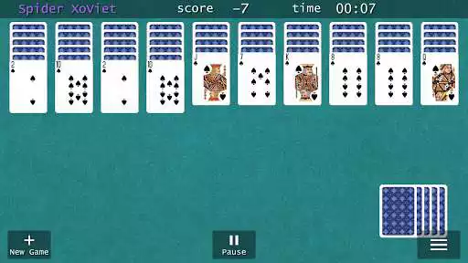 Play Spider Solitaire: Classic Game as an online game Spider Solitaire: Classic Game with UptoPlay