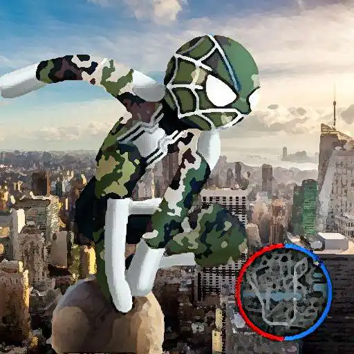 Play Spider Stickman Hero Ninja Rope : Vice Town APK