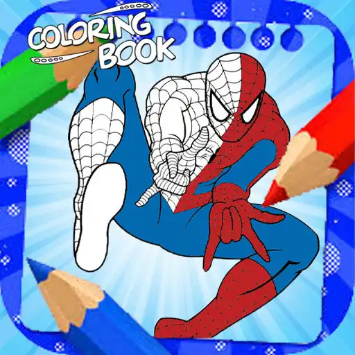 Play Spider super hero coloring man APK