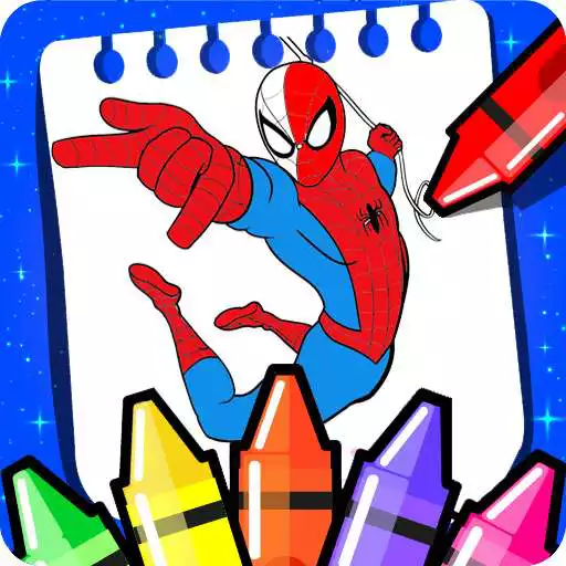 Play spider super heroes coloring game of woman APK Play spider super heroes coloring game of woman APK