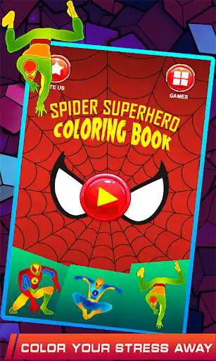 Play spider super heroes coloring game of woman  and enjoy spider super heroes coloring game of woman with UptoPlay