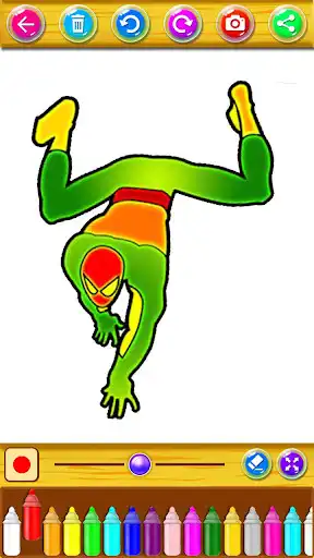 Play spider super heroes coloring man cartoon boy hero  and enjoy spider super heroes coloring man cartoon boy hero with UptoPlay