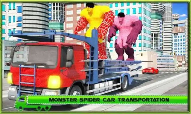 Play Spider Transport Monster Truck