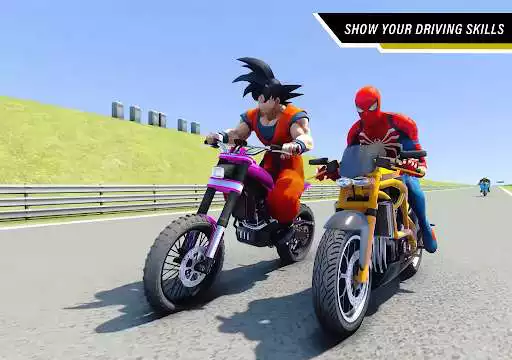 Play Spider Tricky Bike Stunt Race  and enjoy Spider Tricky Bike Stunt Race with UptoPlay
