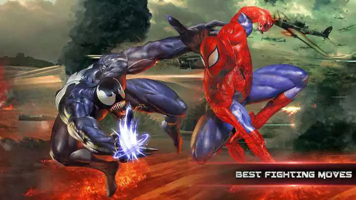 Play Spider Venom Superhero Fighting Games 2018