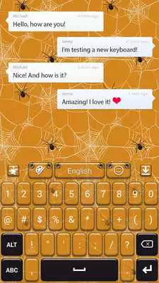 Play Spider Web Keyboard