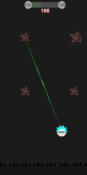 Play Spider Web - Rope Swing Game as an online game Spider Web - Rope Swing Game with UptoPlay