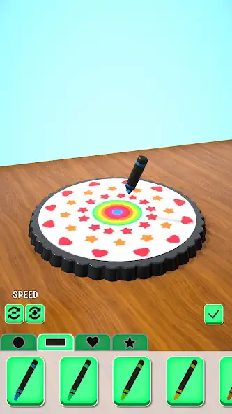 Play Spin Art as an online game Spin Art with UptoPlay
