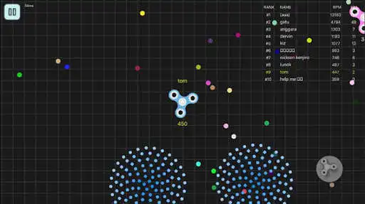 Play SpinBattle.io: spinz fidget spinner io as an online game SpinBattle.io: spinz fidget spinner io with UptoPlay