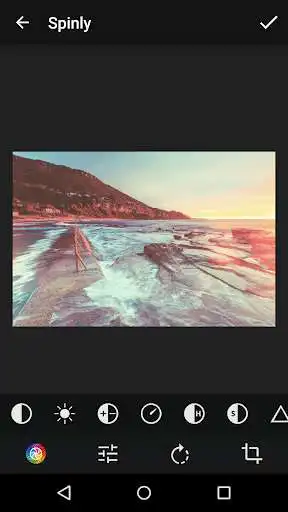 Play Spinly Photo Editor & Filters as an online game Spinly Photo Editor & Filters with UptoPlay